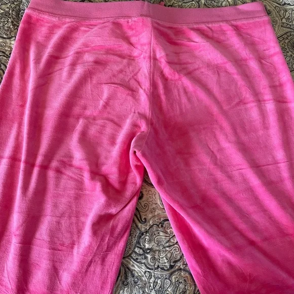 Juicy Couture Pink Velour Sweatpants - Picture 6 of 7
